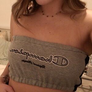 Champion Vintage Strapless Crop Top